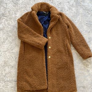 J Crew Teddy Sherpa coat. Size small.